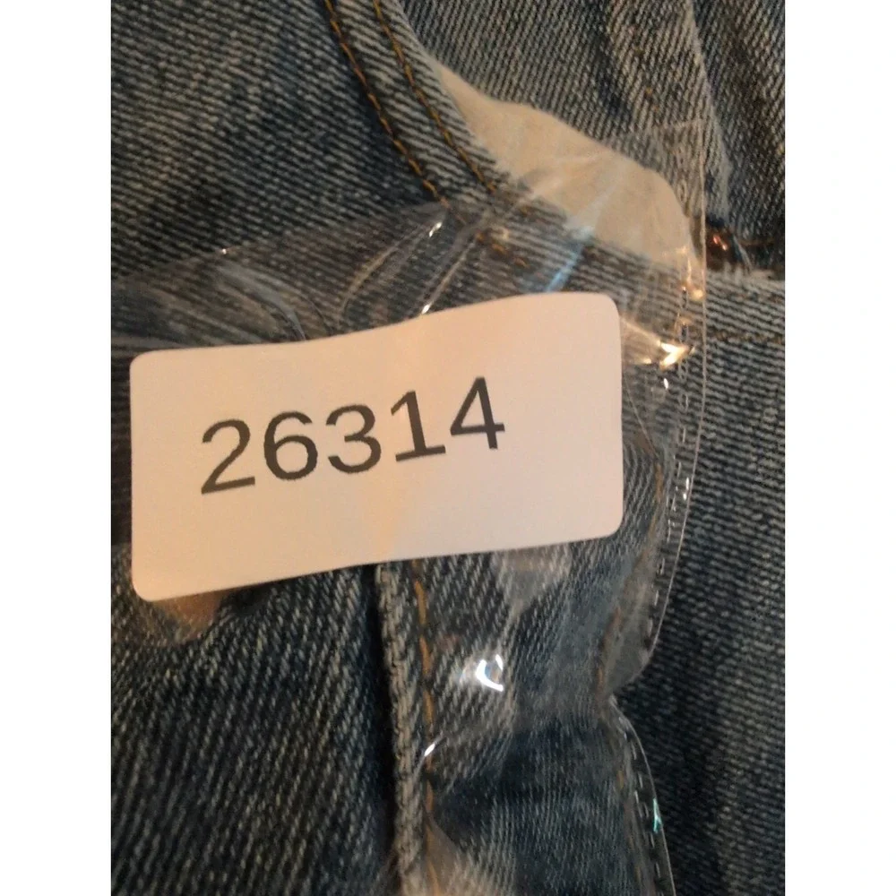 Levis 550 Jeans Mens Blue Denim Relaxed Fit Straight Leg 44x32